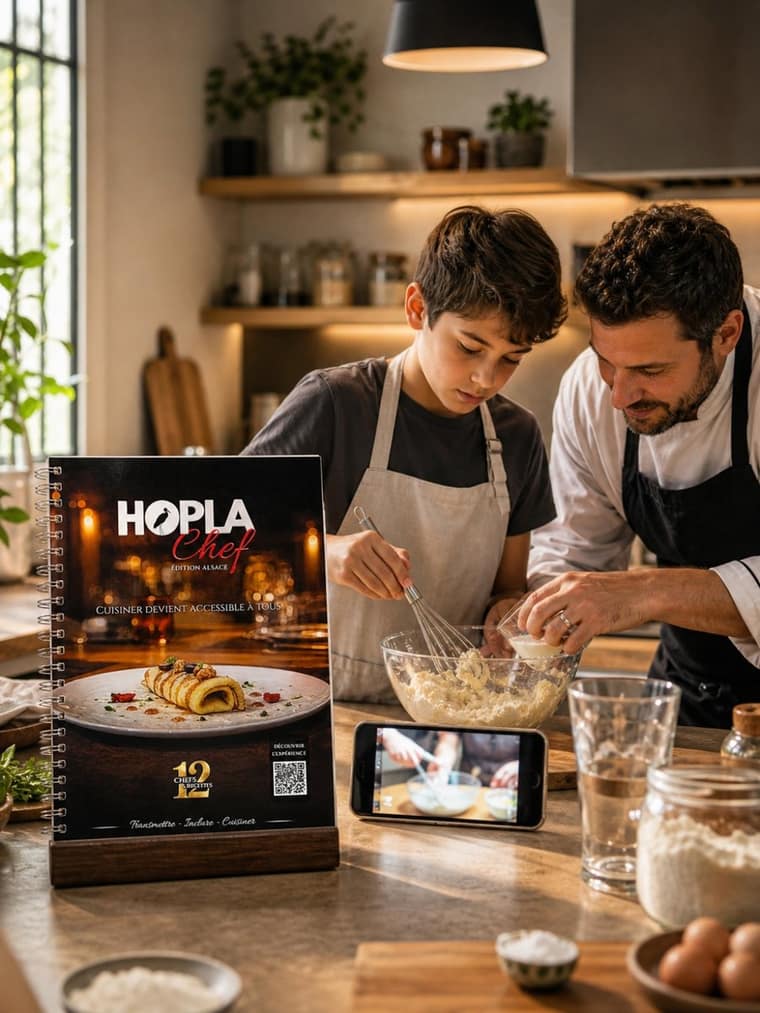 Hopla Chef, inclusive cookbook, Alsace edition